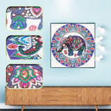Crystal Rhinestone Diamond Painting Kit - Mandala elephant - Hibah-Diamond?painting art studio