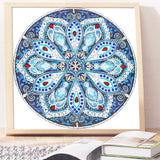 Crystal Rhinestone Diamond Painting Kit - Mandala flower - Hibah-Diamond?painting art studio