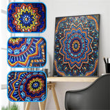 Crystal Rhinestone Diamond Painting Kit - Mandala - Hibah-Diamond painting art studio