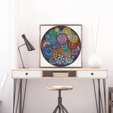 Crystal Rhinestone Diamond Painting Kit - Mandala - Hibah-Diamond painting art studio