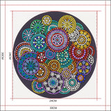 Crystal Rhinestone Diamond Painting Kit - Mandala - Hibah-Diamond painting art studio