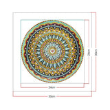 Crystal Rhinestone Diamond Painting Kit - Mandala - Hibah-Diamond painting art studio