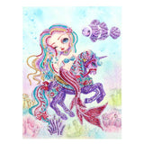 Crystal Rhinestone Diamond Painting Kit - Mermaid and unicorn
