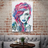 Crystal Rhinestone Diamond Painting Kit - Modern Redhead Beauty