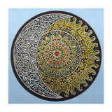 Crystal Rhinestone Diamond Painting Kit - Moon and sun Mandala