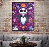 Crystal Rhinestone Diamond Painting Kit - Mr. Halloween Skull - Hibah-Diamond painting art studio