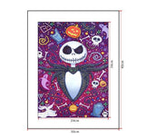 Crystal Rhinestone Diamond Painting Kit - Mr. Halloween Skull - Hibah-Diamond painting art studio