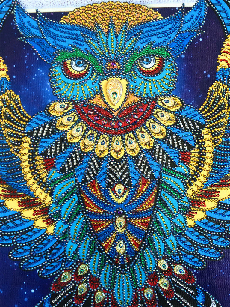 Crystal Rhinestone Diamond Painting Kit - Owl (18.5x22.5inch) –  Hibah-Diamond painting art studio
