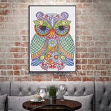 Crystal Rhinestone Diamond Painting Kit - Owl - Hibah-Diamond?painting art studio