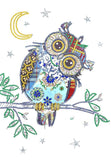 Crystal Rhinestone Diamond Painting Kit - Owl in the night