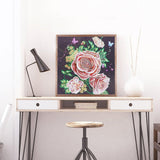 Crystal Rhinestone Diamond Painting Kit | Peony flower - Hibah-Diamond?painting art studio
