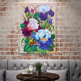 Crystal Rhinestone Diamond Painting Kit - Plants and Flowers