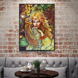 Crystal Rhinestone Diamond Painting Kit | Pretty girl - Hibah-Diamond?painting art studio