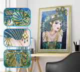 Crystal Rhinestone Diamond Painting Kit | Pretty queen (16x20inch) - Hibah-Diamond?painting art studio