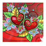 Crystal Rhinestone Diamond Painting Kit - Red heart