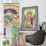 Crystal Rhinestone Diamond Painting Kit | Religious Figure Angel - Hibah-Diamond?painting art studio