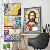 Crystal Rhinestone Diamond Painting Kit | Religious Figure Jesus - Hibah-Diamond?painting art studio