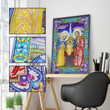 Crystal Rhinestone Painting Kit | Religious Figure Jesus - Hibah-Diamond painting art studio