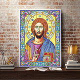 Crystal Rhinestone Diamond Painting Kit | Religious Figure Jesus - Hibah-Diamond painting art studio