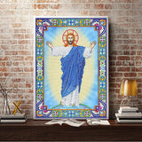 Crystal Rhinestone Diamond Painting Kit | Religious Figure Jesus - Hibah-Diamond painting art studio