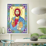 Crystal Rhinestone Diamond Painting Kit | Religious Figure Jesus - Hibah-Diamond painting art studio