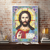 Crystal Rhinestone Diamond Painting Kit | Religious Figure Jesus - Hibah-Diamond?painting art studio