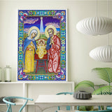 Crystal Rhinestone Painting Kit | Religious Figure Jesus - Hibah-Diamond painting art studio