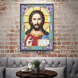 Crystal Rhinestone Diamond Painting Kit | Religious Figure Jesus - Hibah-Diamond?painting art studio