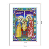 Crystal Rhinestone Painting Kit | Religious Figure Jesus - Hibah-Diamond painting art studio