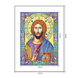 Crystal Rhinestone Diamond Painting Kit | Religious Figure Jesus - Hibah-Diamond painting art studio