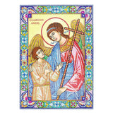 Crystal Rhinestone diamond painting kit | religious figures Virgin and Jesus - Hibah-Diamond painting art studio