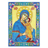 Crystal Rhinestone diamond painting kit - religious figures Virgin Mary and Jesus