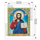 Crystal Rhinestone Diamond Painting Kit - Religious Jesus - Hibah-Diamond?painting art studio