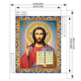 Crystal Rhinestone Diamond Painting Kit - Religious Jesus - Hibah-Diamond?painting art studio