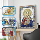 Crystal Rhinestone Diamond Painting Kit - Religious Leaders - Hibah-Diamond?painting art studio