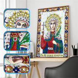 Crystal Rhinestone Diamond Painting Kit - Religious Leaders - Hibah-Diamond painting art studio