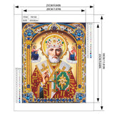 Crystal Rhinestone Diamond Painting Kit - Religious man - Hibah-Diamond?painting art studio