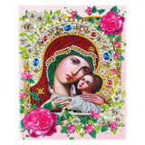 Crystal Rhinestone Diamond Painting Kit - Religious Mary and Jesus - Hibah-Diamond?painting art studio