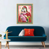 Crystal Rhinestone Diamond Painting Kit - Religious Mary and Jesus - Hibah-Diamond?painting art studio