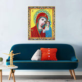 Crystal Rhinestone Diamond Painting Kit - Religious Mary and Jesus - Hibah-Diamond?painting art studio