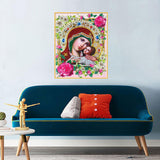 Crystal Rhinestone Diamond Painting Kit - Religious Mary and Jesus - Hibah-Diamond?painting art studio