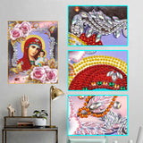 Crystal Rhinestone Diamond Painting Kit - Religious Mary and Jesus - Hibah-Diamond?painting art studio