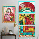 Crystal Rhinestone Diamond Painting Kit - Religious Mary and Jesus - Hibah-Diamond?painting art studio