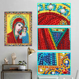 Crystal Rhinestone Diamond Painting Kit - Religious Mary and Jesus - Hibah-Diamond?painting art studio