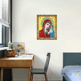 Crystal Rhinestone Diamond Painting Kit - Religious Mary and Jesus - Hibah-Diamond?painting art studio