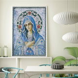 Crystal Rhinestone Diamond Painting Kit - Religious Mary - Hibah-Diamond?painting art studio