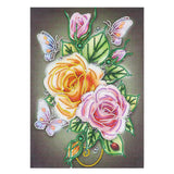 Crystal Rhinestone Diamond Painting Kit - Rose flower