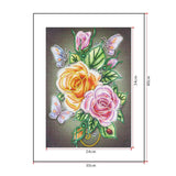 Crystal Rhinestone Diamond Painting Kit - Rose flower - Hibah-Diamond?painting art studio