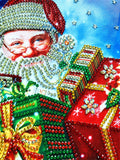 Crystal Rhinestone Diamond Painting Kit - Santa Claus holding gifts