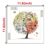 Crystal Rhinestone Diamond Painting Kit -Season Tree - Hibah-Diamond painting art studio